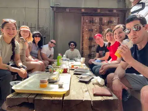The GetPhound team at lunch
